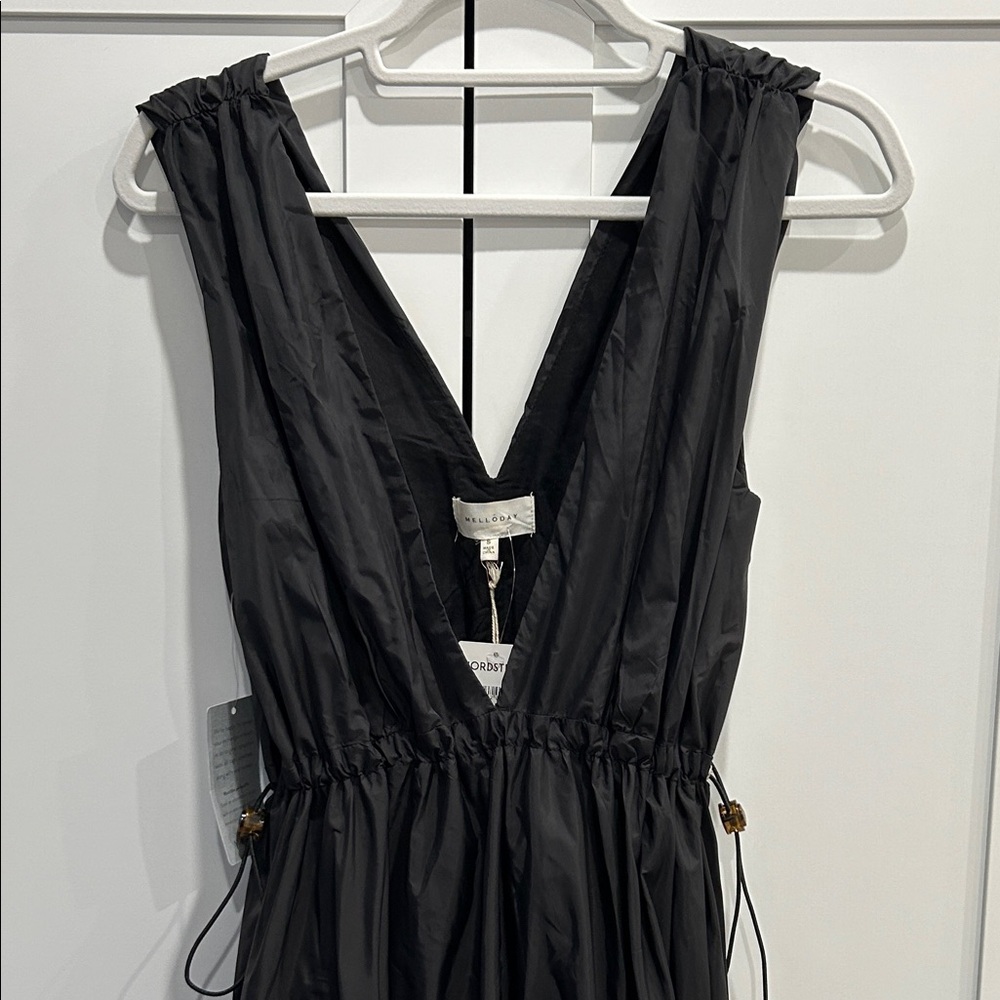 Melloday Black Sleeveless Long Dress - Picture 4 of 8